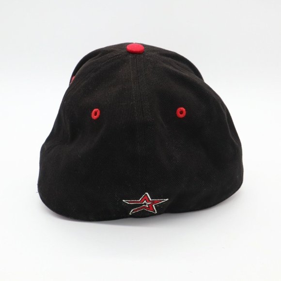 Vtg MLB Houston Astros Franchise Black Fitted Hat Cap by Twins Ent Size Large - Picture 4 of 8